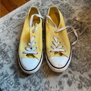 Yellow converse Canvas Sneakers sz 7.5